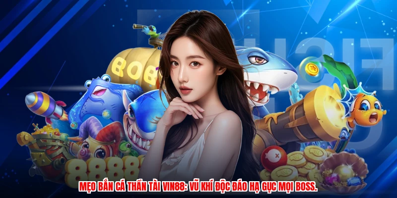 Mẹo bắn cá Thần Tài VIN88: vũ khí độc đáo hạ gục mọi boss.